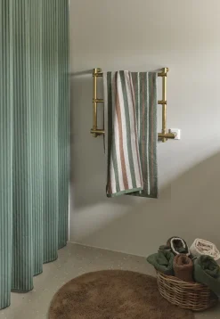 - Loop Bath Mat dia. 75 cm - Brun*Compliments New