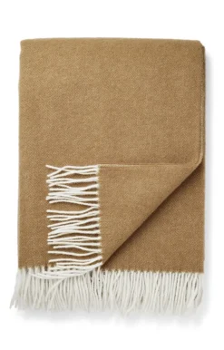 - Plaid - Duo Throw - 140x200 cm - Camel^Compliments Discount