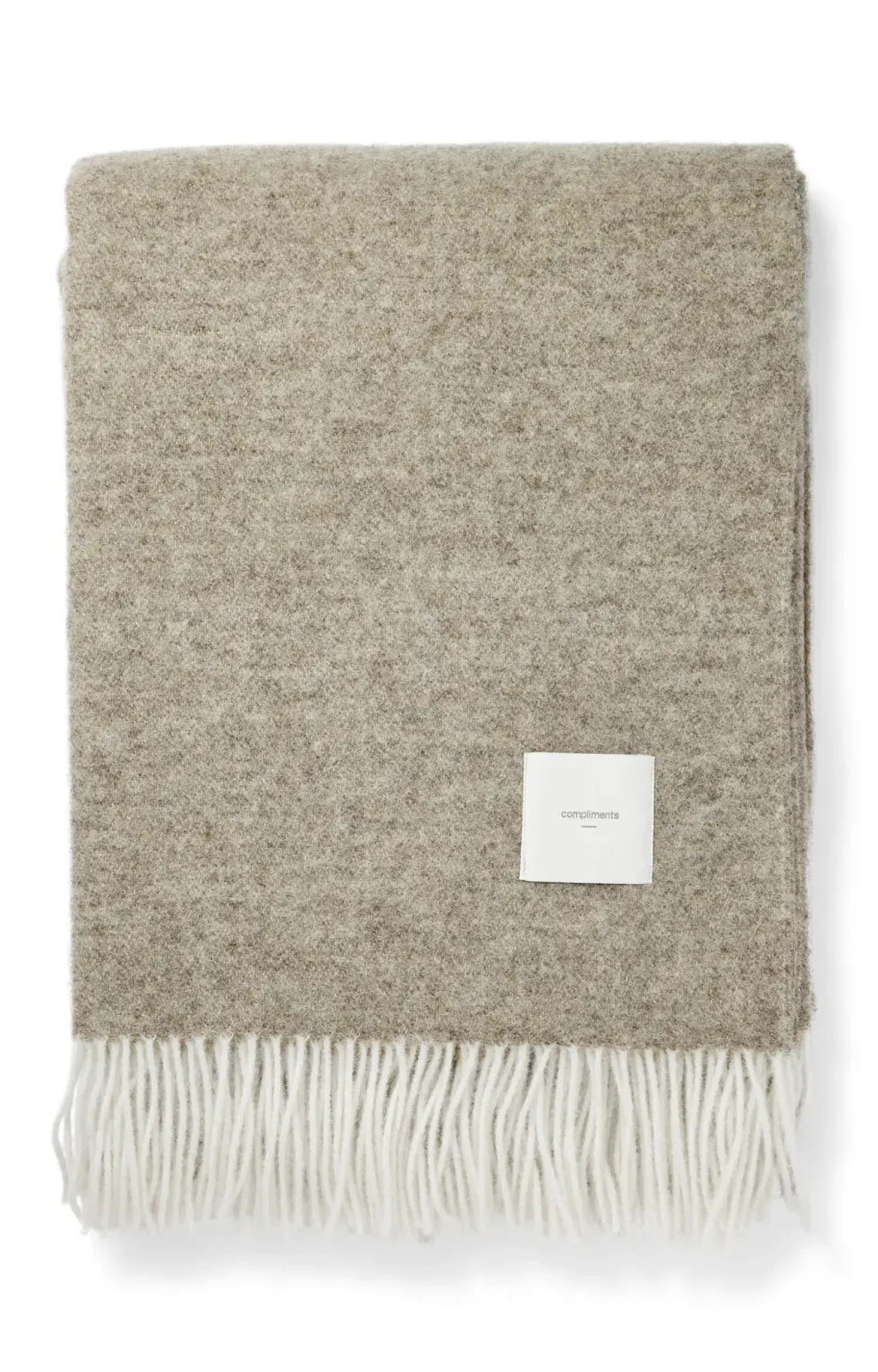 - Plaid - Duo Throw -140x200 cm - Taupe*Compliments Online