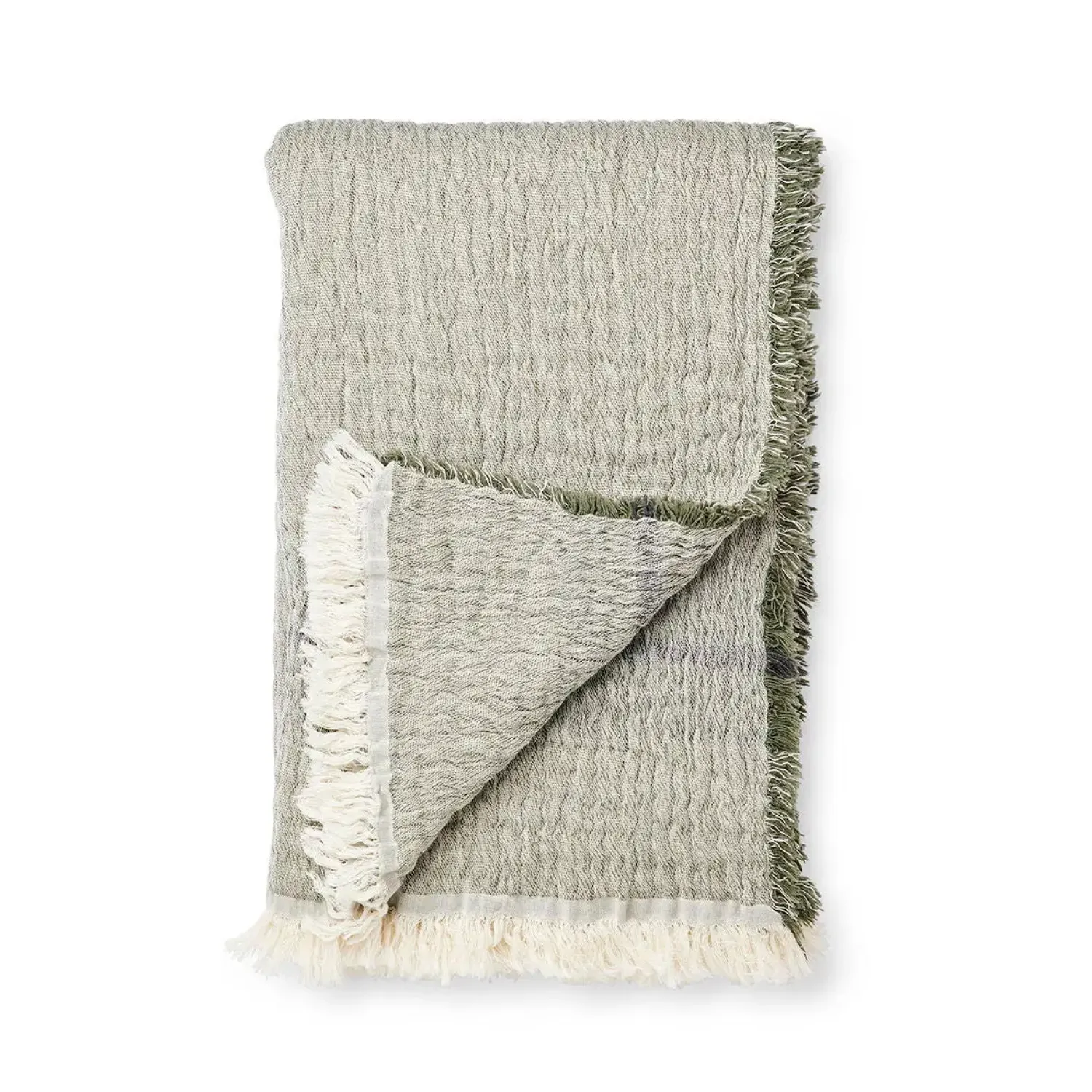 - Plaid - Loire Throw 130x180 cm - Grøn*Compliments