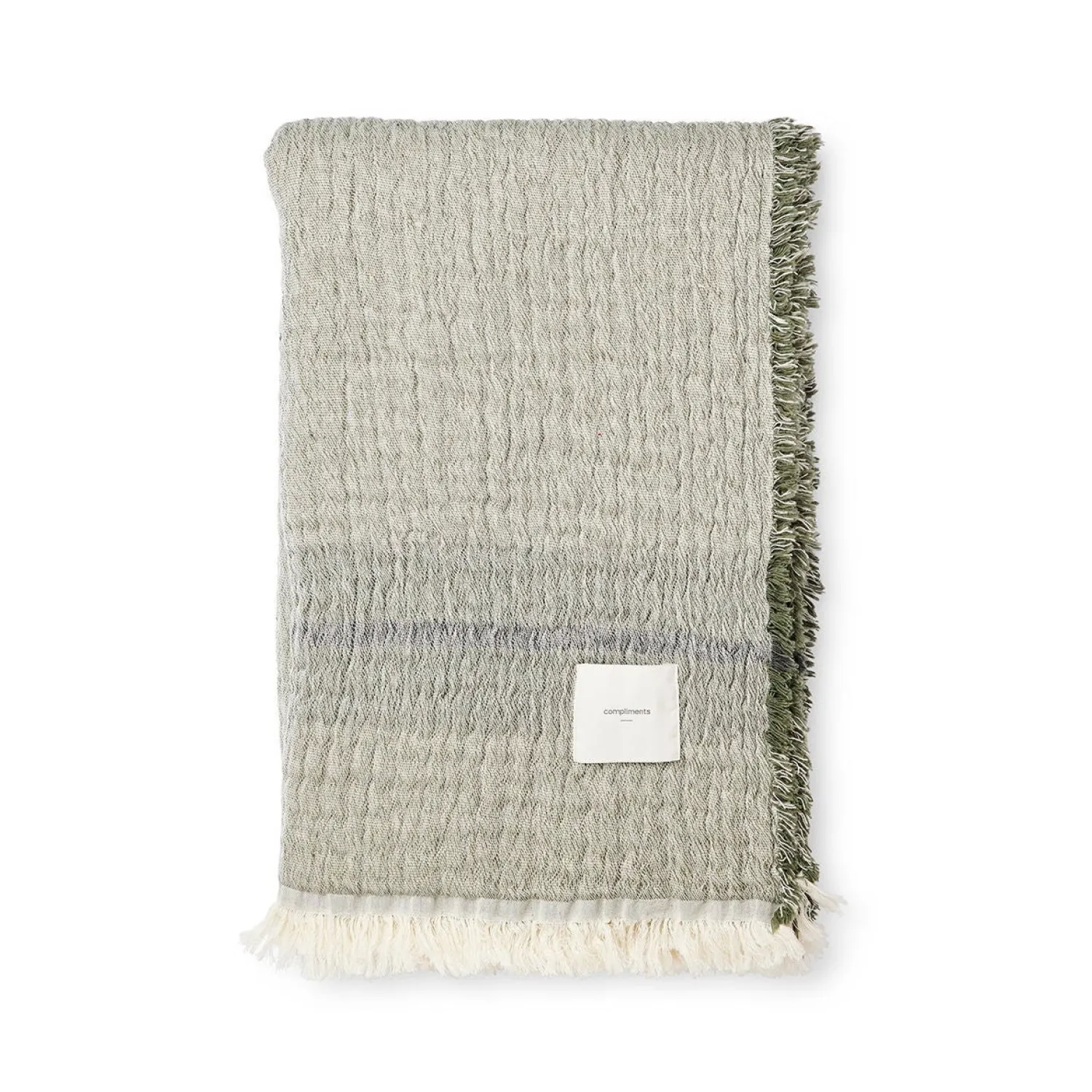 - Plaid - Loire Throw 130x180 cm - Grøn*Compliments
