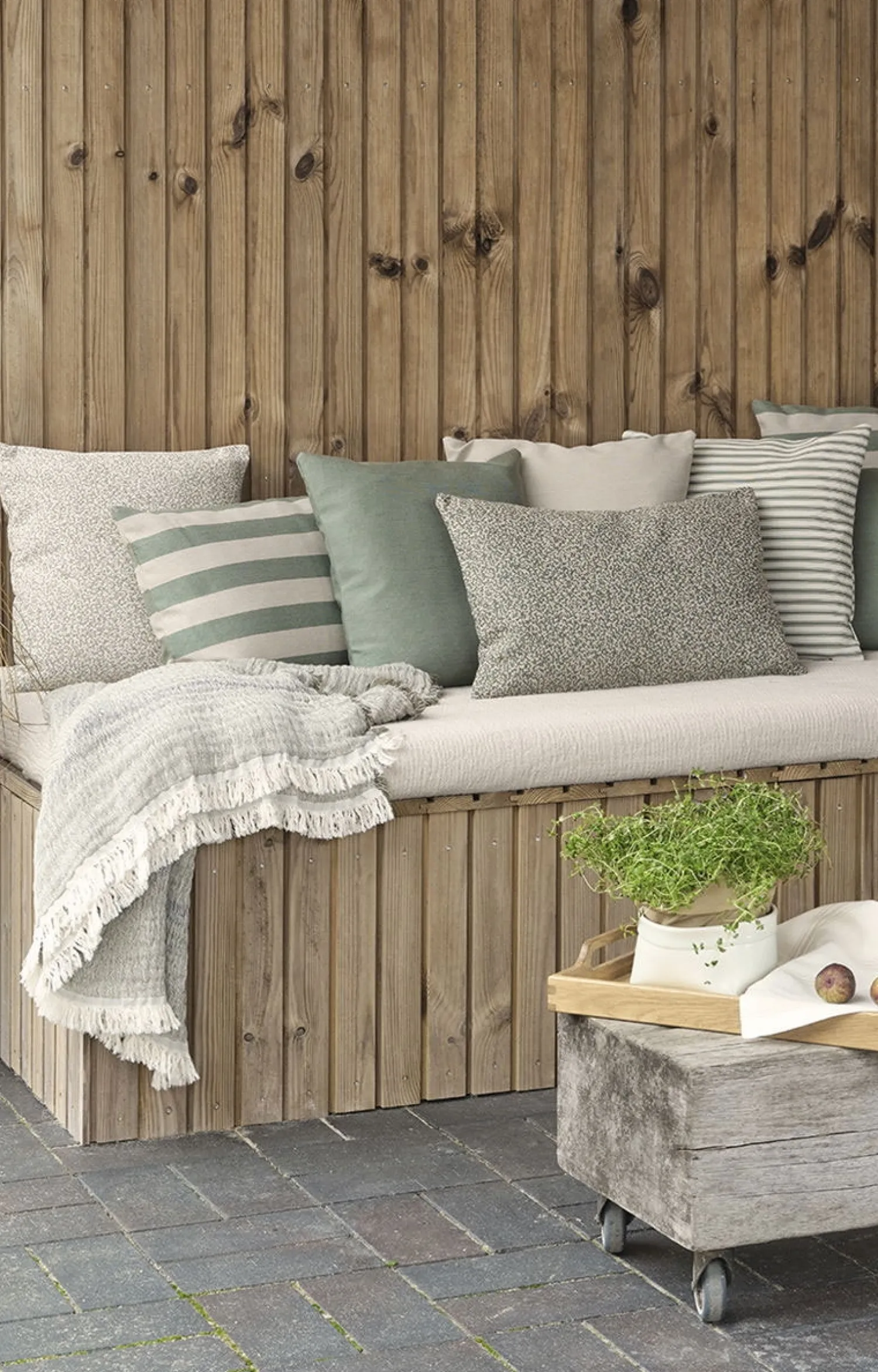 - Plaid - Loire Throw 130x180 cm - Grøn*Compliments