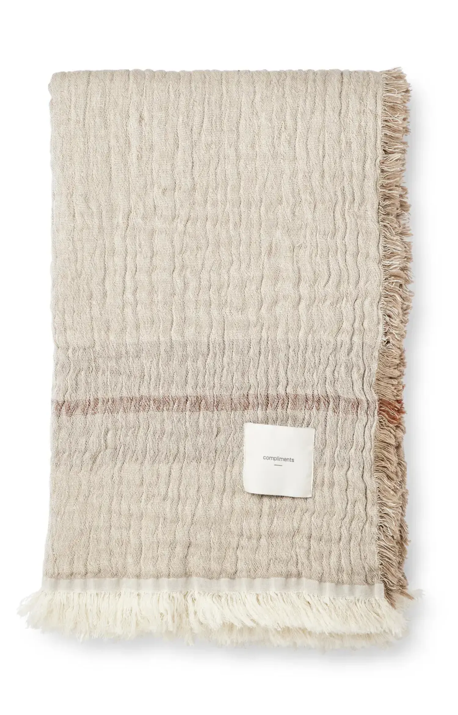 - Plaid - Loire Throw 130x180 cm - Sand^Compliments Clearance