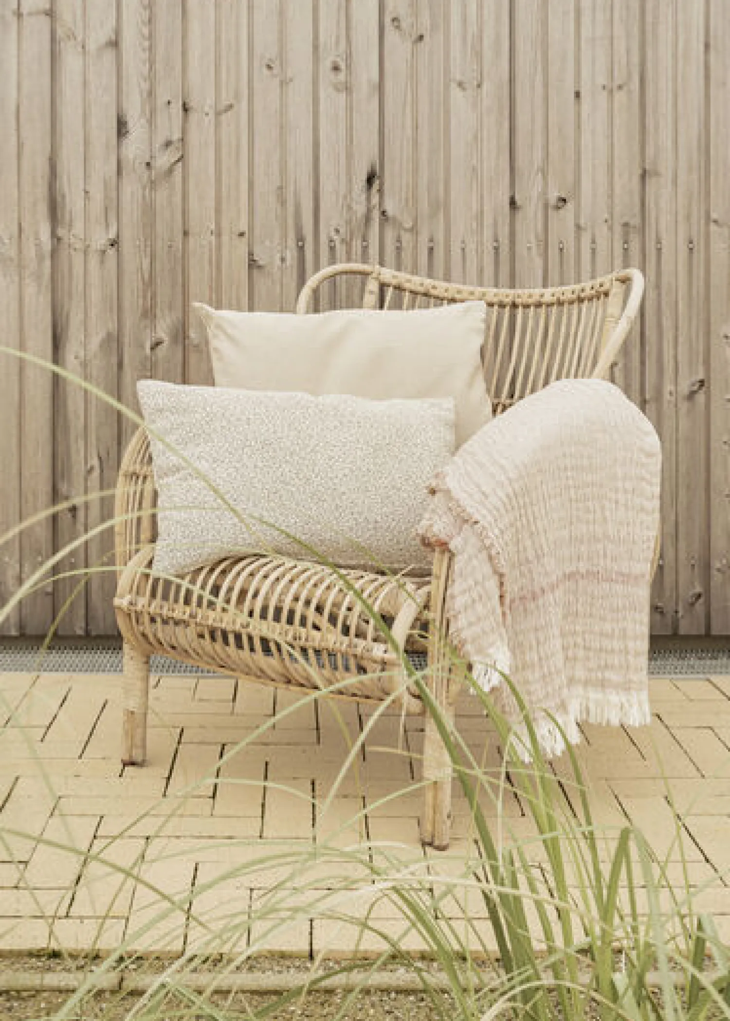 - Plaid - Loire Throw 130x180 cm - Sand^Compliments Clearance