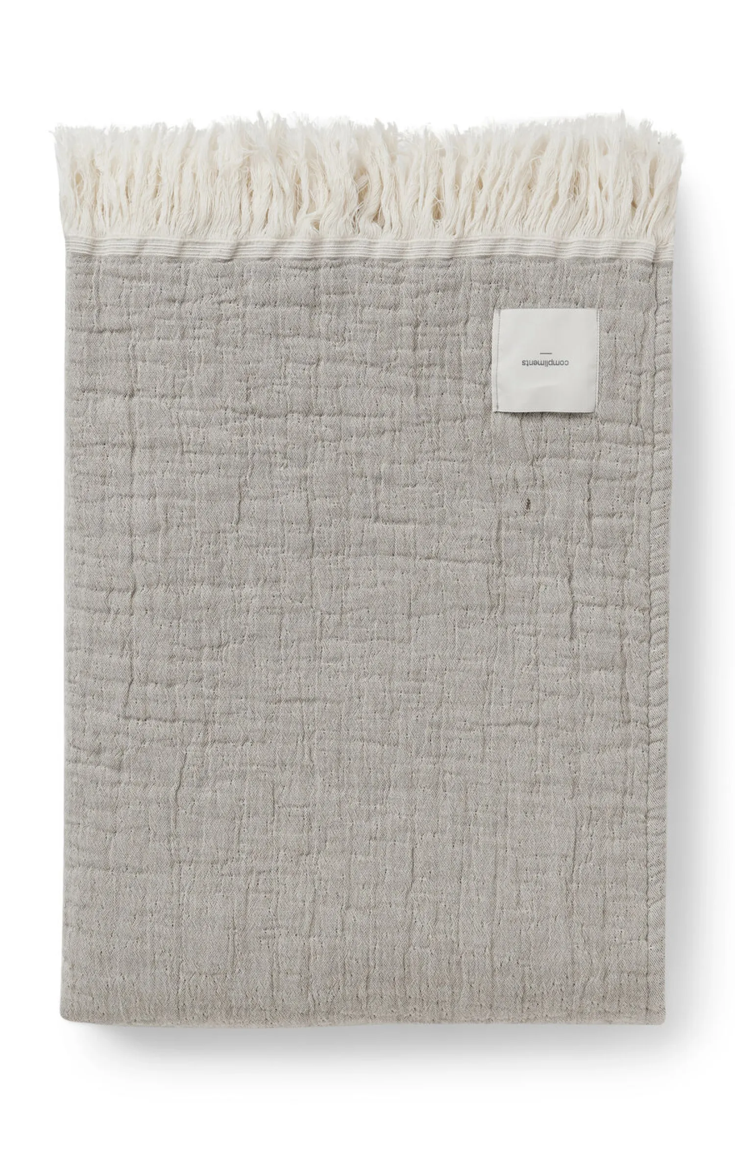 - Plaid - River 130x200 cm - Sand/cream*Compliments Outlet