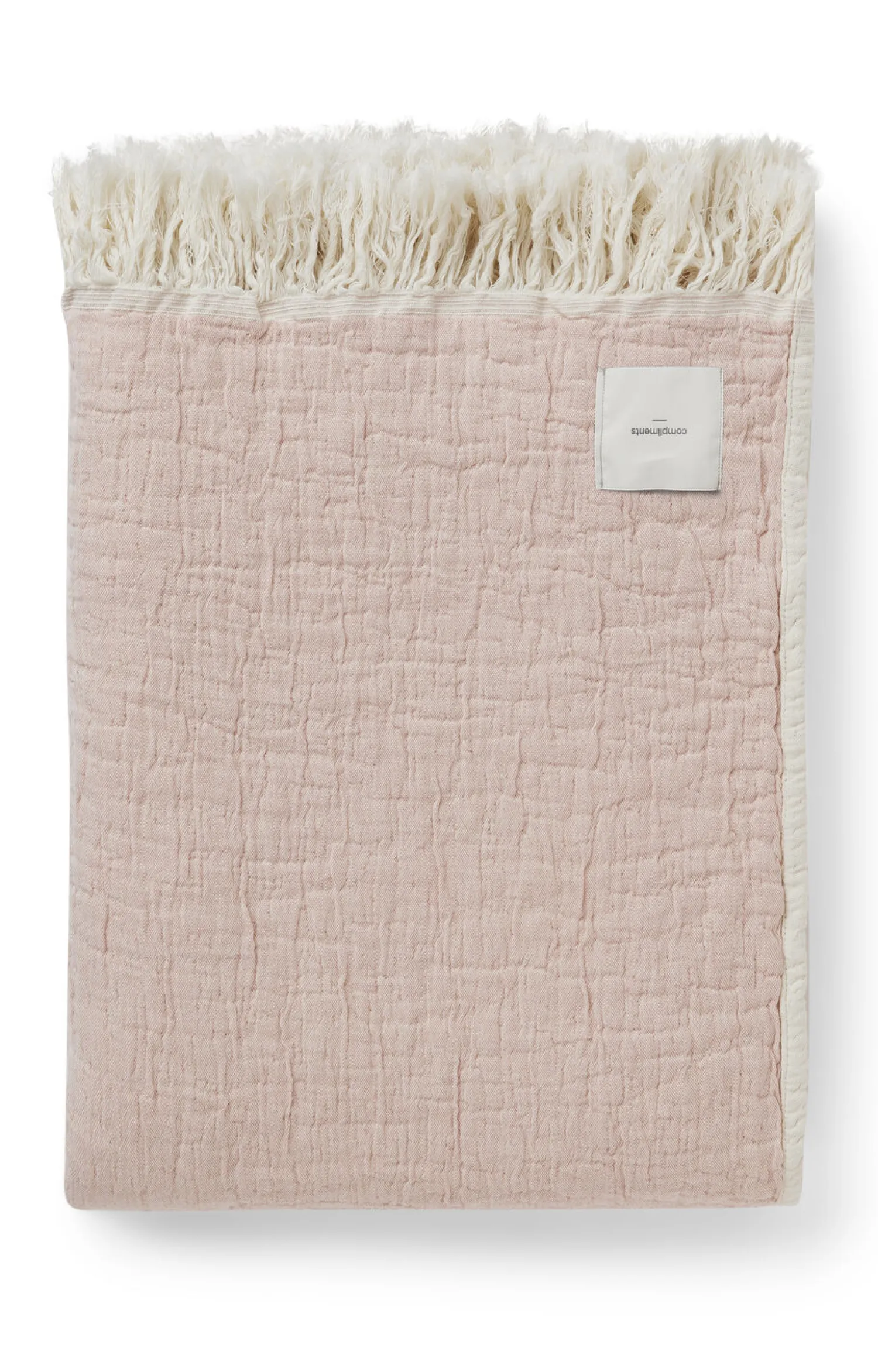 - Plaid - River 130x200 cm - Rose/cream^Compliments