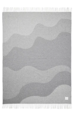 - Plaid - Waves Throw 140x200 cm - Grå*Compliments Best