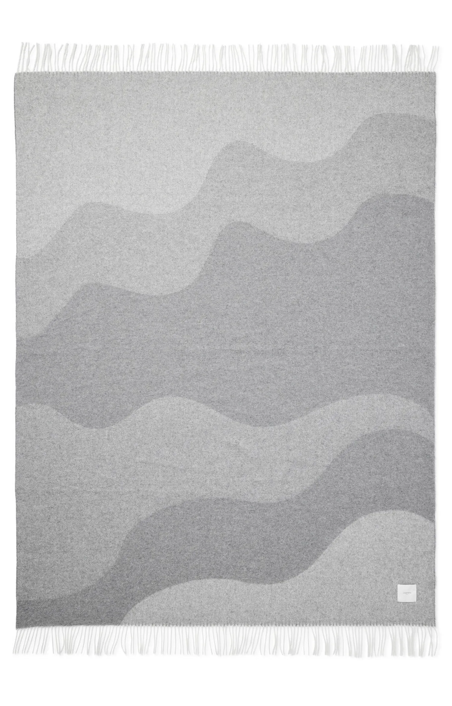 - Plaid - Waves Throw 140x200 cm - Grå*Compliments Best