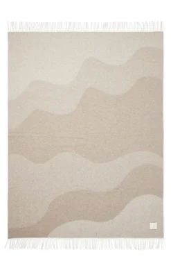 - Plaid - Waves Throw 140x200 cm - Sand^Compliments Clearance