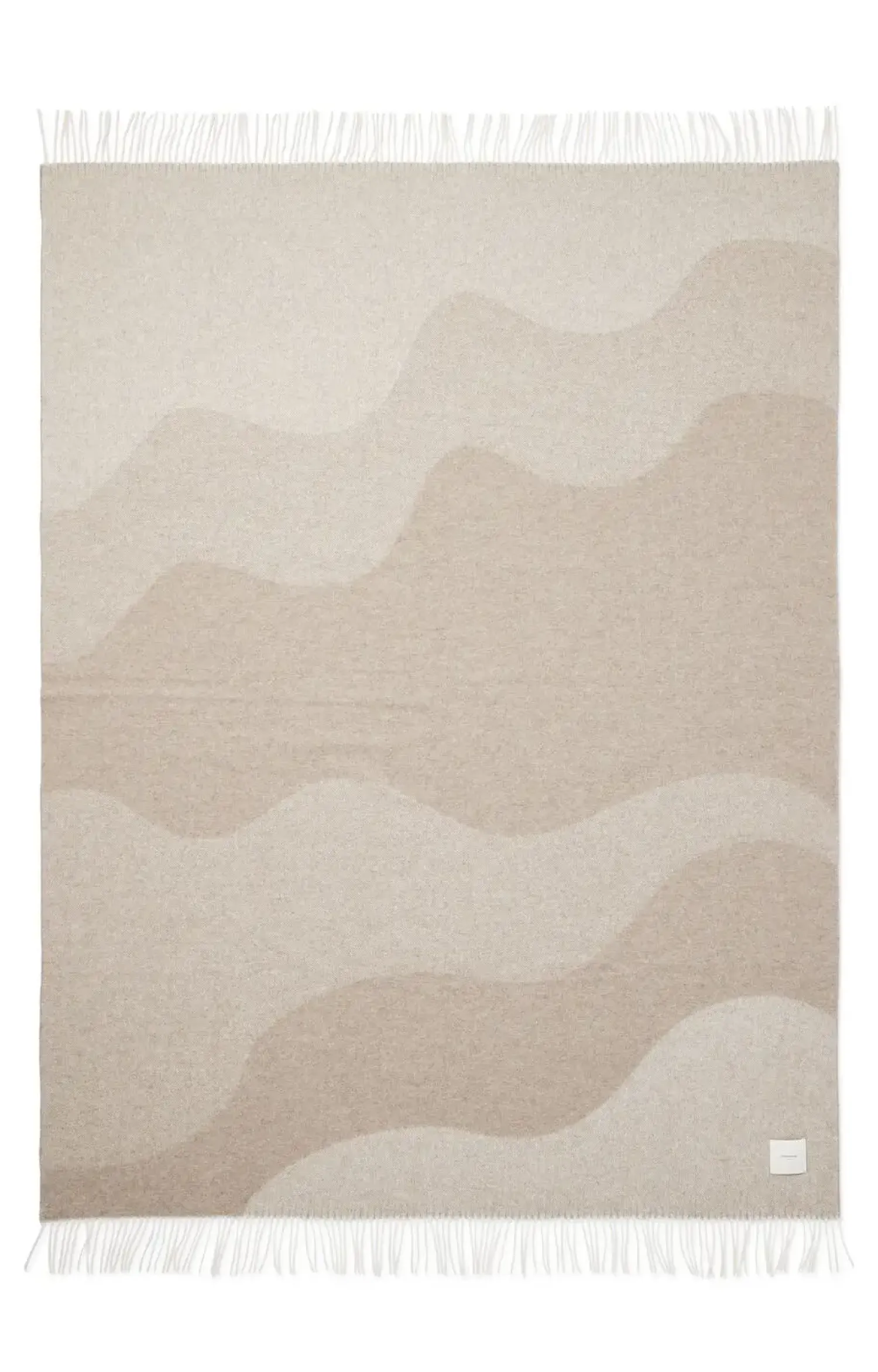- Plaid - Waves Throw 140x200 cm - Sand^Compliments Clearance