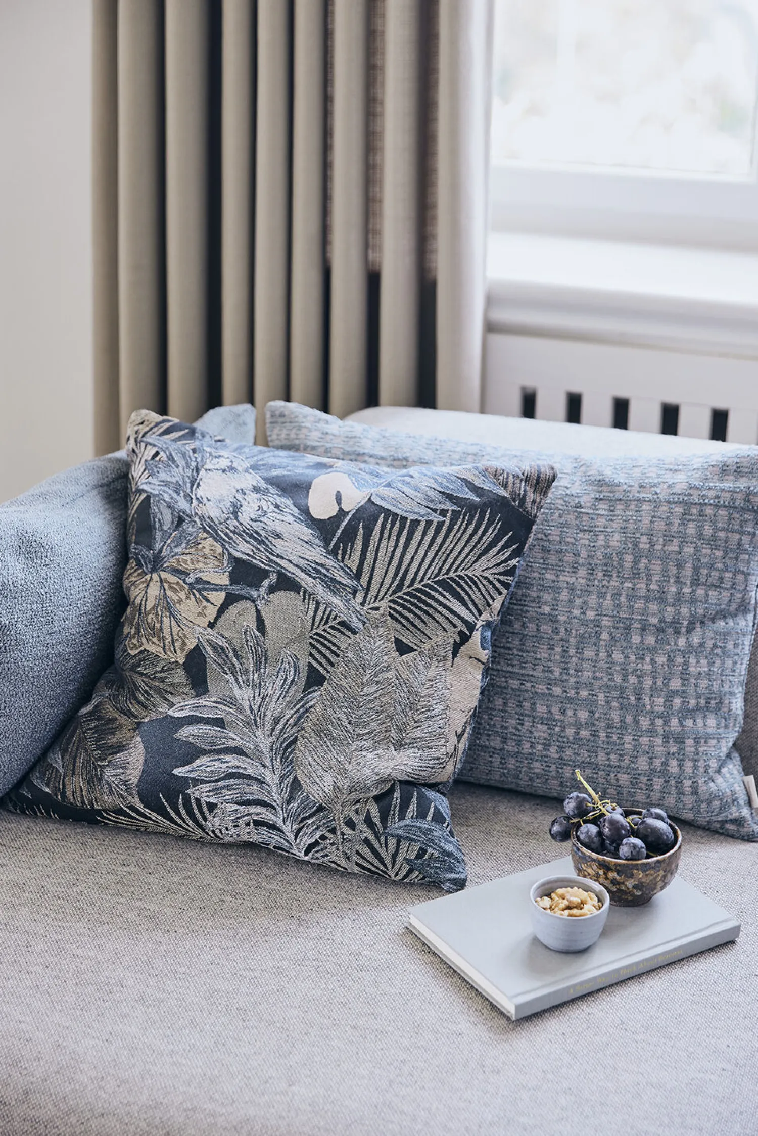 - Pudebetræk Aspen 45x60 cm - Teal blå^Compliments Online