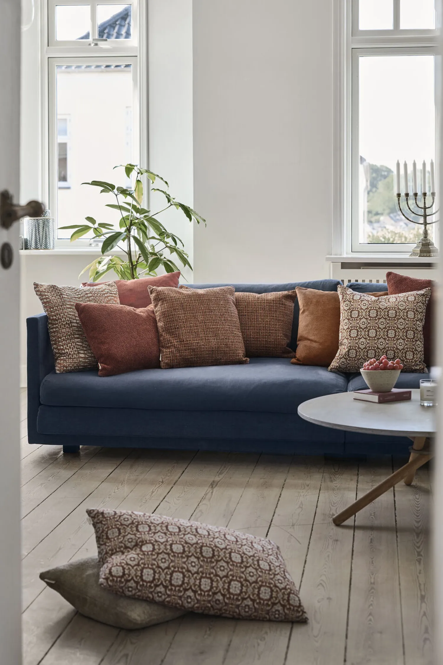 - Pudebetræk Fiesta 45x45 cm - Rust*Compliments