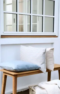 - Pudebetræk Outdoor Basic 45x45 cm - Støvet blå*Compliments Clearance