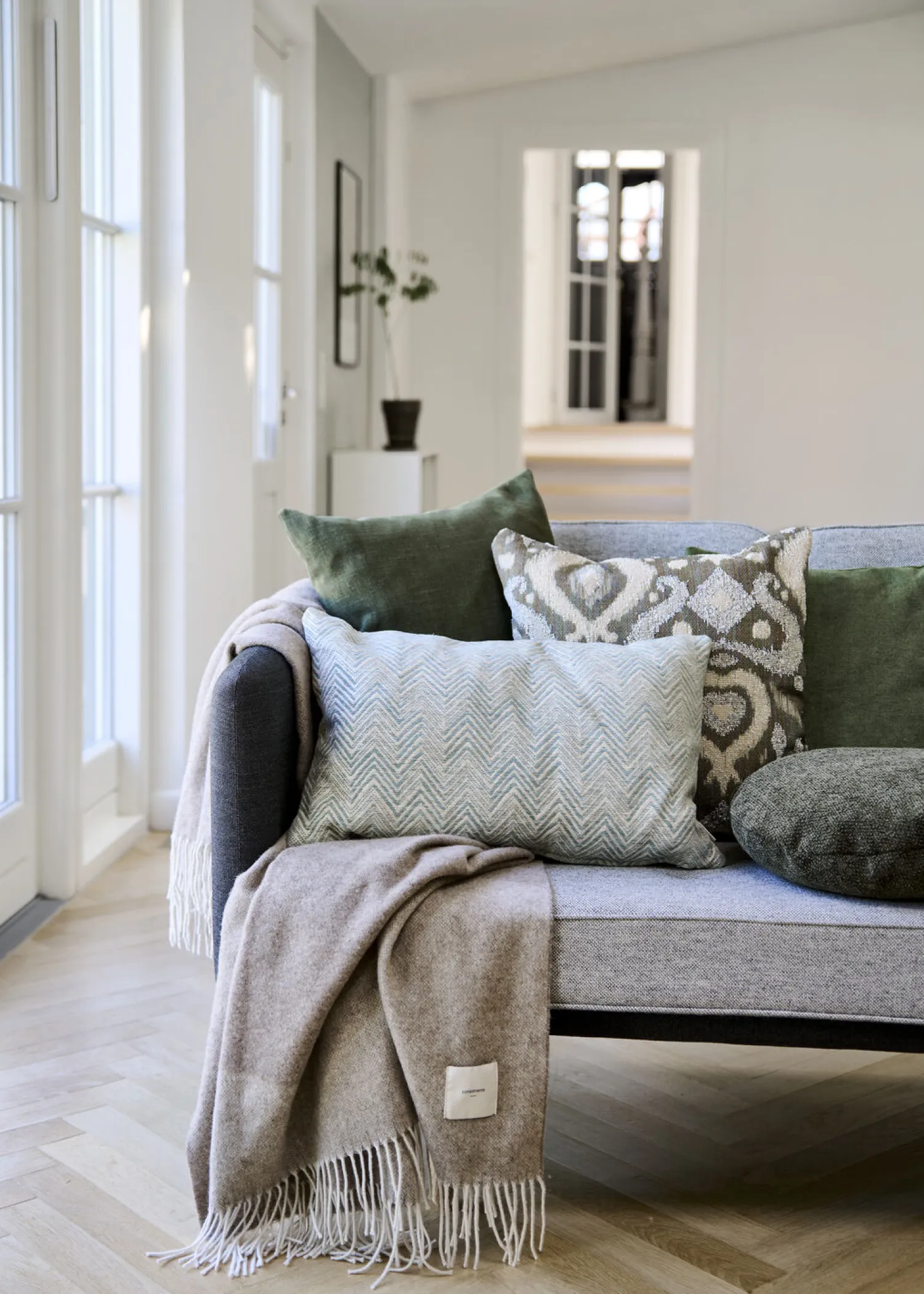 - Pudebetræk Taffy dia. 50 cm - Moss*Compliments Discount