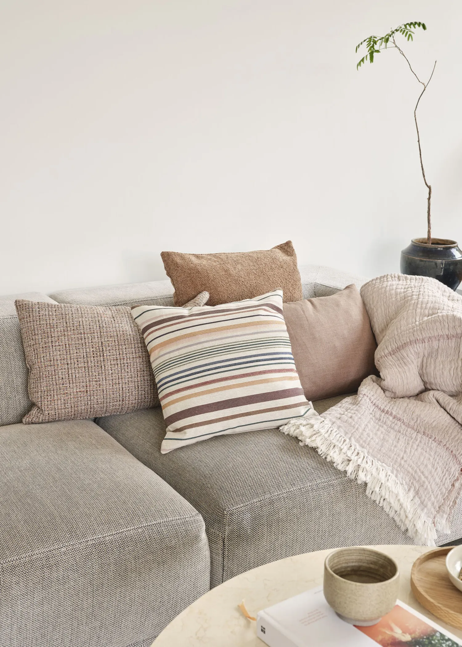 - Pudebetræk Taffy 50x50 cm - Caramel*Compliments Sale