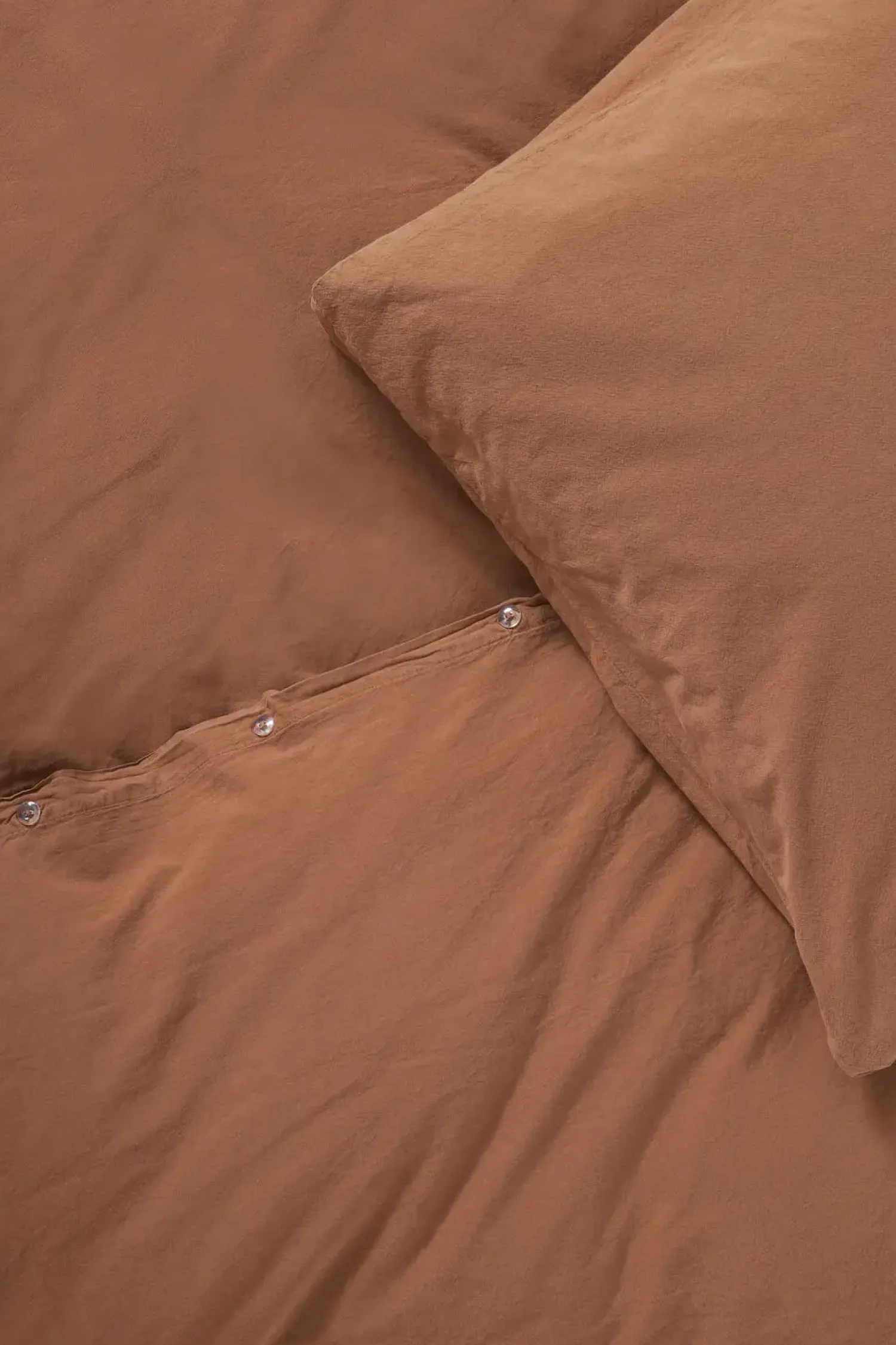 - Sengetøj - Stone Bed Linen 200x200/60x63 (2) cm - Brun^Compliments New