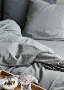 - Sengetøj - Stone Bed Linen 200x220/60x63 (2) cm - Mørk grå^Compliments Clearance