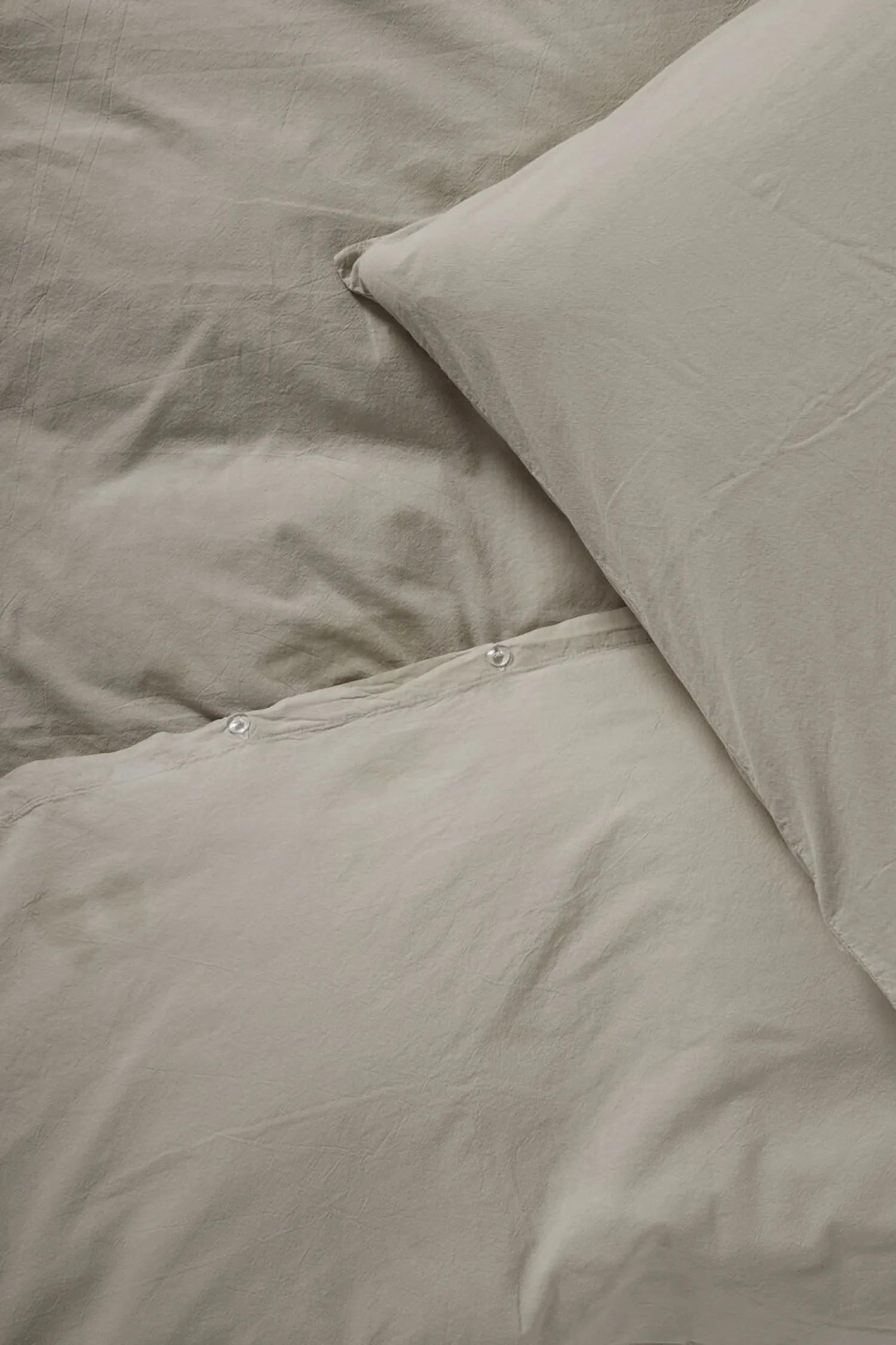 - Sengetøj - Stone Bed Linen 200x200/60x63 (2) cm - Sand*Compliments Hot