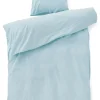 - Sengetøj - Stone Bed Linen 140x200/60x63 cm - Sky blue^Compliments New