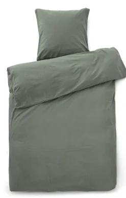 - Sengetøj - Stone Bed Linen 200x200/60x63 (2) cm - Mørk grå*Compliments Best