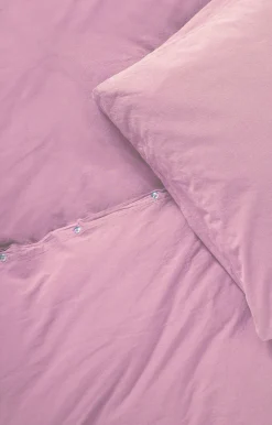 - Sengetøj - Stone Bed Linen 140x200/60x63 cm - Pink Sky^Compliments
