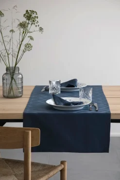 - Serviet - Ice Damask 45x45 cm - Blå*Compliments Outlet