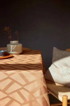 - Serviet - Ice Damask 45x45 cm - Rust^Compliments Clearance