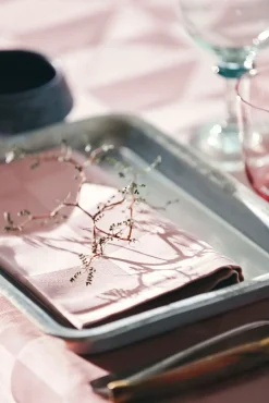 - Serviet - Wind Damask 45x45 cm - Rose*Compliments Discount