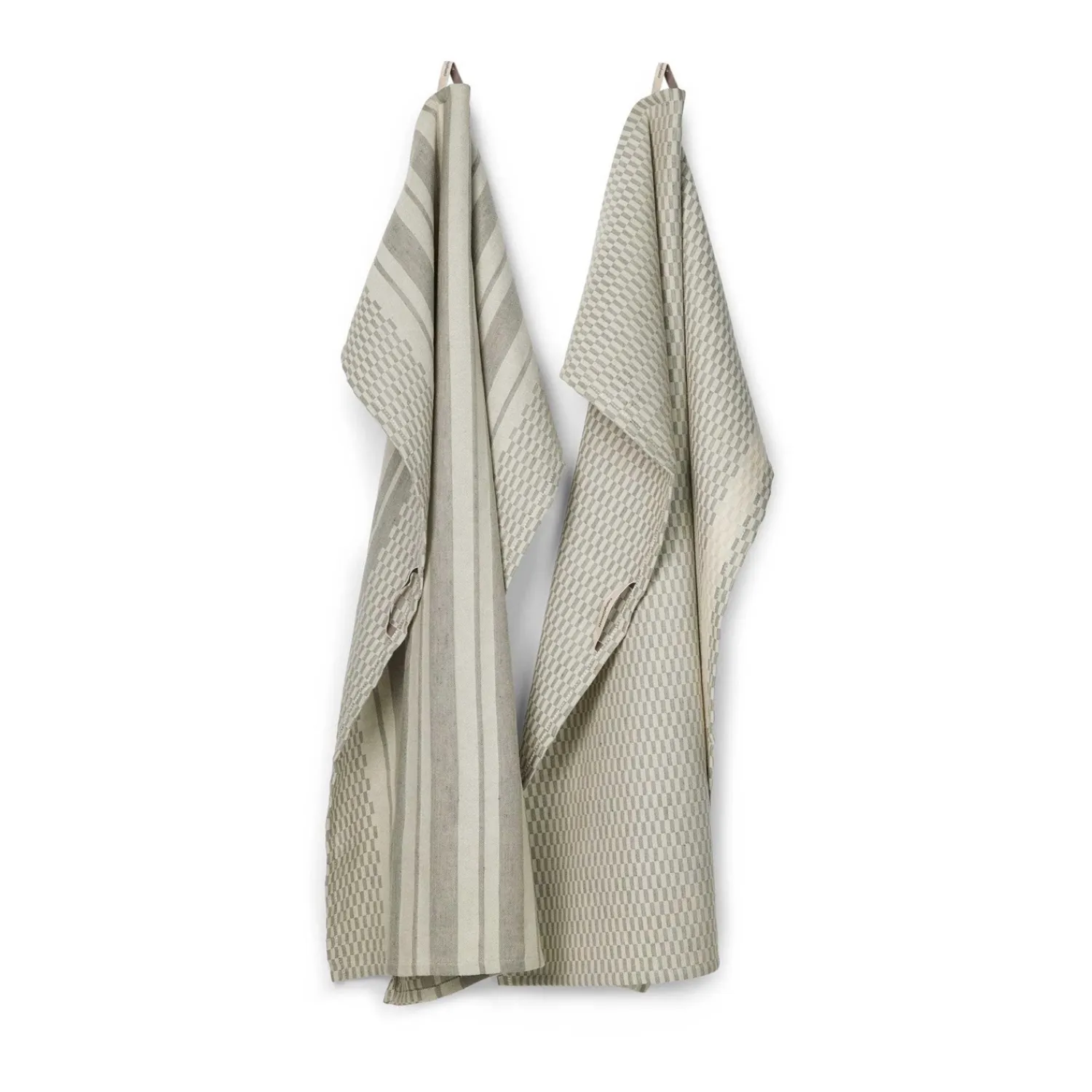 - Viskestykke - Mount Tea Towels 50x70 cm - 2 pack - Grå*Compliments Online