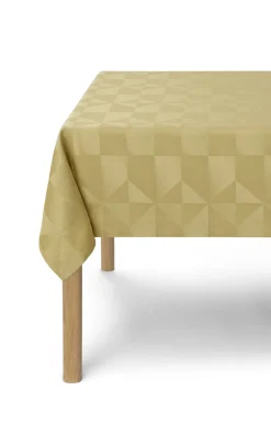 - Wind Damask Table Cloth 150x250 cm - Messing^Compliments Clearance