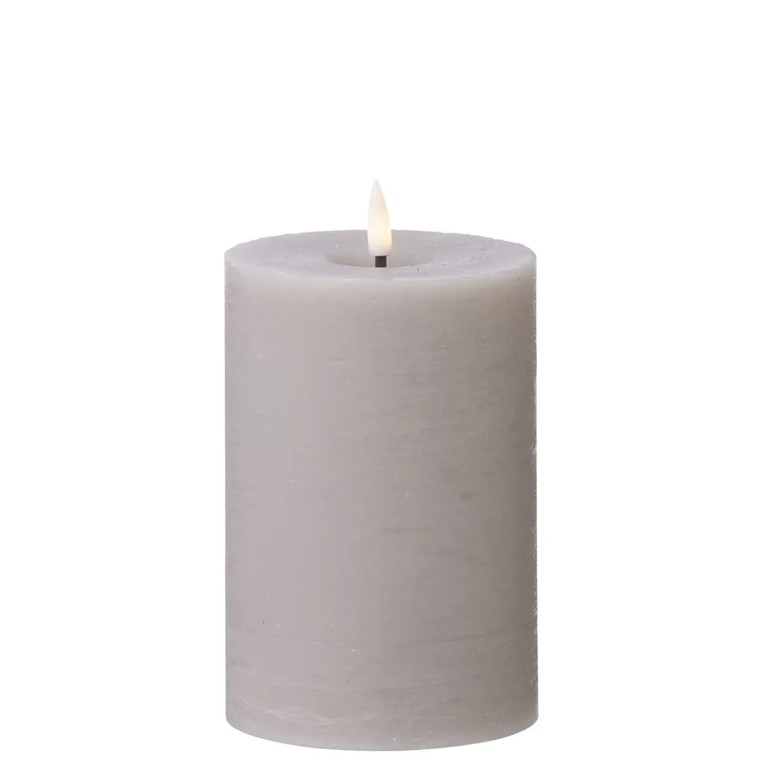 - LED Rustik stearinlys STEN - D10 H15 cm.^Cozy Living Online