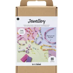 - DIY Kit Smykker Børn, ass. farver, 1 pk.*Creativ Company Best