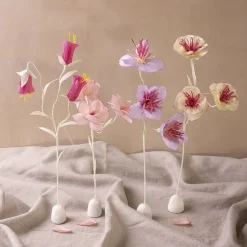 - DIY Kit Crepepapir, pastelfarver, Blomst, 1 pk.^Creativ Company Outlet