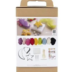 - DIY Kit Nålefiltning, Dyr i vandet, 1 pakke*Creativ Company Outlet