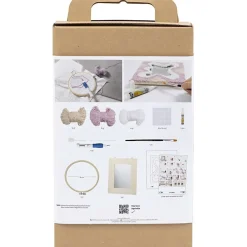 - DIY Kit Punch Needle , pastelfarver, Spejl, 1 pk.*Creativ Company New