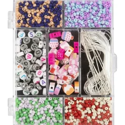 - DIY Mix Smykker, pastelfarver, Slikmix, 1 pk.*Creativ Company Outlet