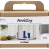 - Mini DIY Kit Modellering, ultra marine, Lysestage, 1 pk.^Creativ Company Outlet