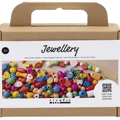 - Mini DIY Mix Perle Smykker, glade farver, 1 pk.^Creativ Company Clearance