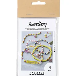 - Mini DIY Kit Smykker, Armbånd krympeplast, 1 pk.*Creativ Company Sale