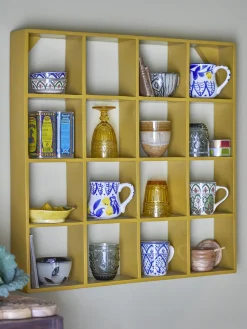 - Bekka Hylde, Gul, Genanvendt Træ^Creative Collection Outlet