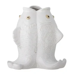 - Fili Vase, Hvid, Stentøj*Creative Collection Sale