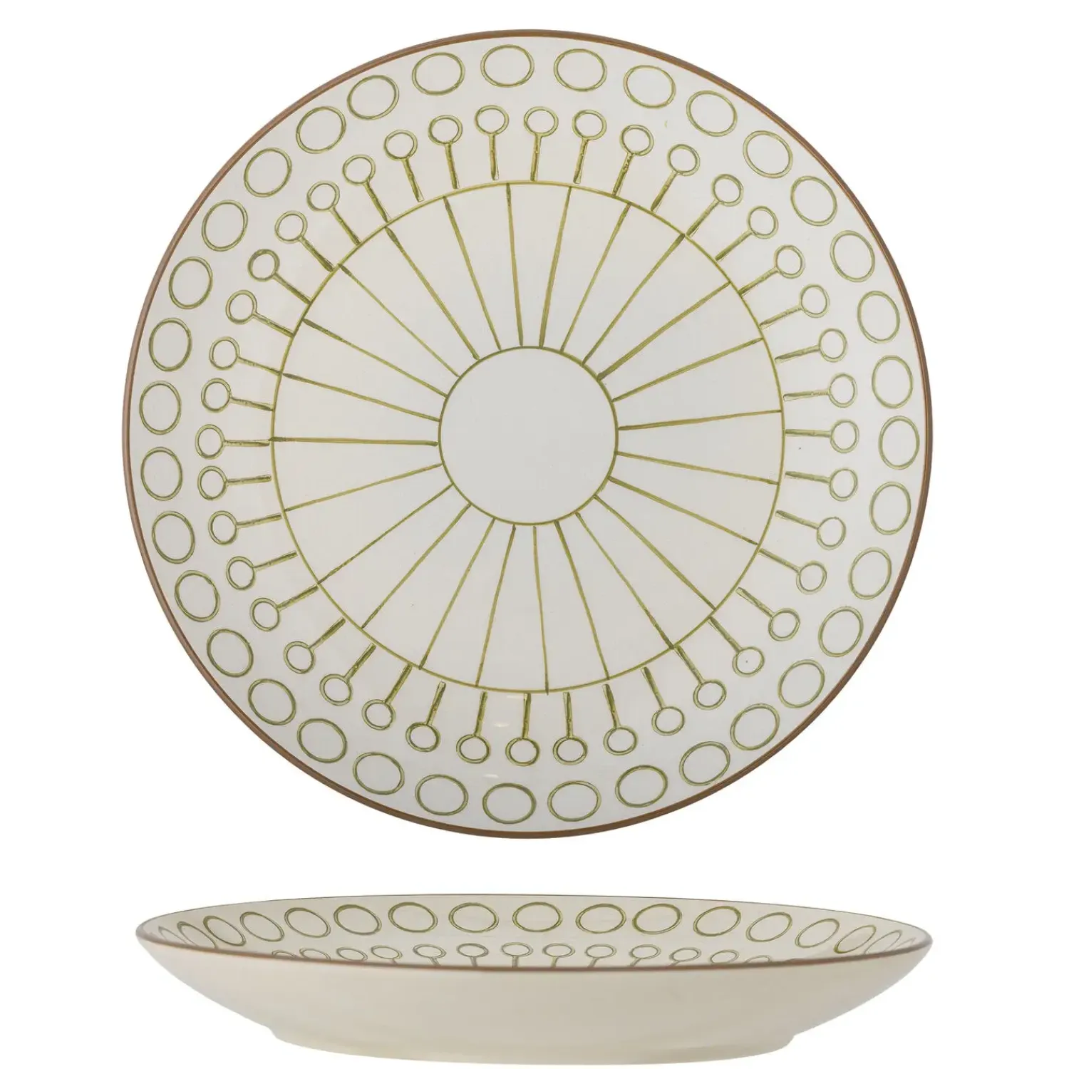 - Maple Tallerken, Grøn, Stentøj*Creative Collection Online