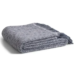 Croy Throw - Plaid - Blue Mirage* Discount