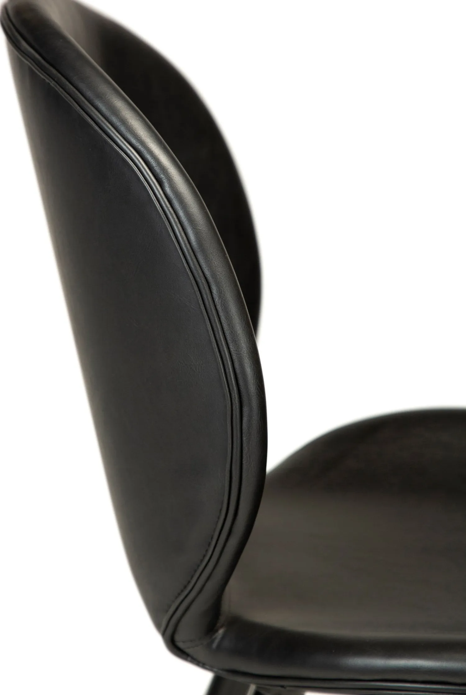 DAN-FORM - CLOUD Barstol - Vintage sort kunstlæder^ Hot