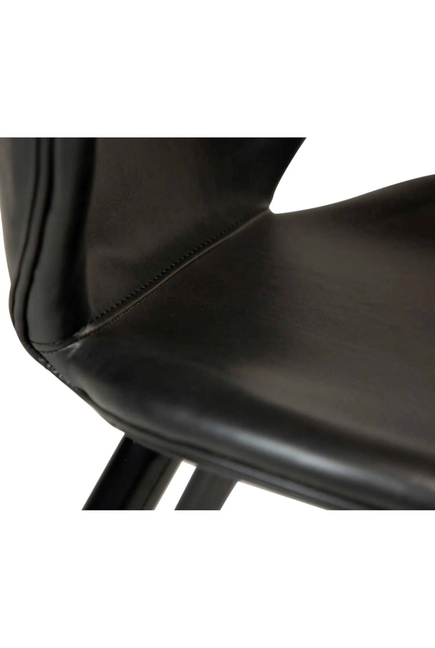 DAN-FORM - CLOUD Barstol - Vintage sort kunstlæder^ Hot