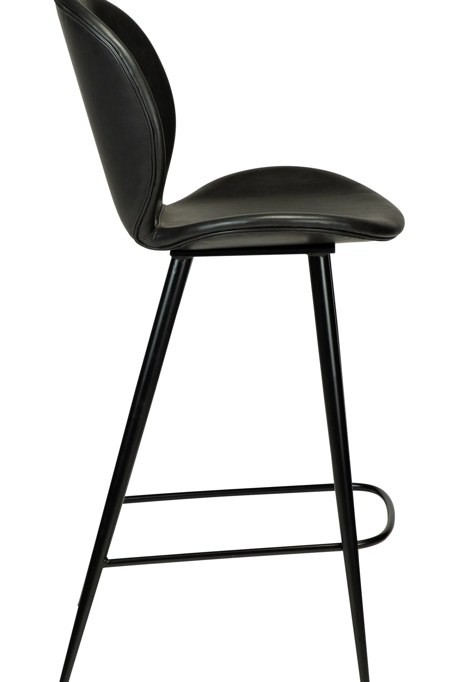 DAN-FORM - CLOUD Barstol - Vintage sort kunstlæder^ Hot