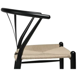 DAN-FORM - DELTA Stol - Natur Rattan/Sort Lak* Outlet