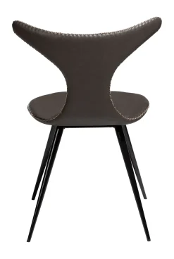 DAN-FORM - DOLPHIN Stol - Vintage grå kunstlæder* Online