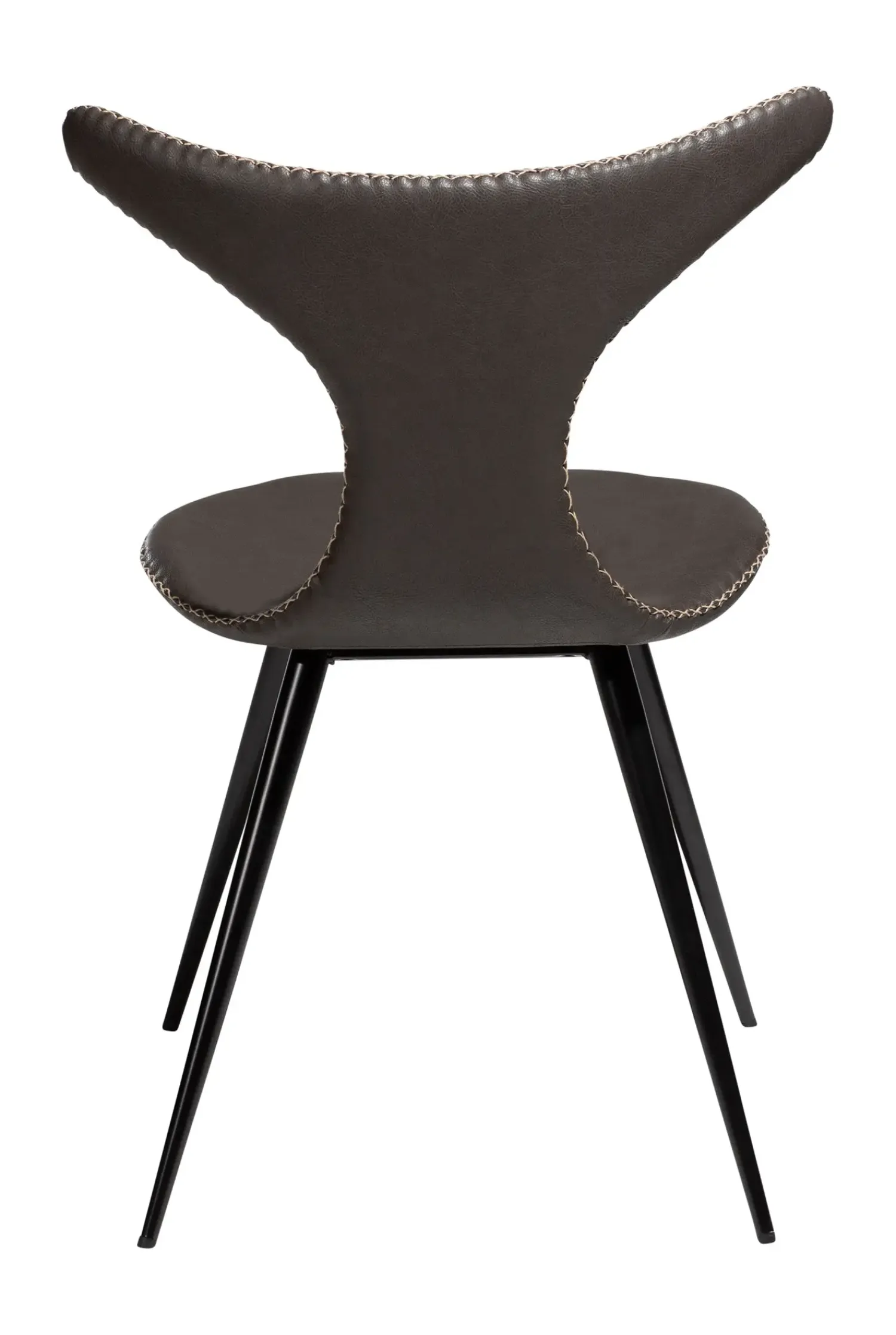 DAN-FORM - DOLPHIN Stol - Vintage grå kunstlæder* Online