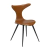 DAN-FORM - DOLPHIN Stol - Vintage lysebrun kunstlæder^ Clearance